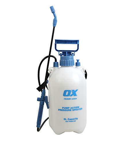 OX OX-T045105 Pump Action Pressure Sprayer – 5 Litre