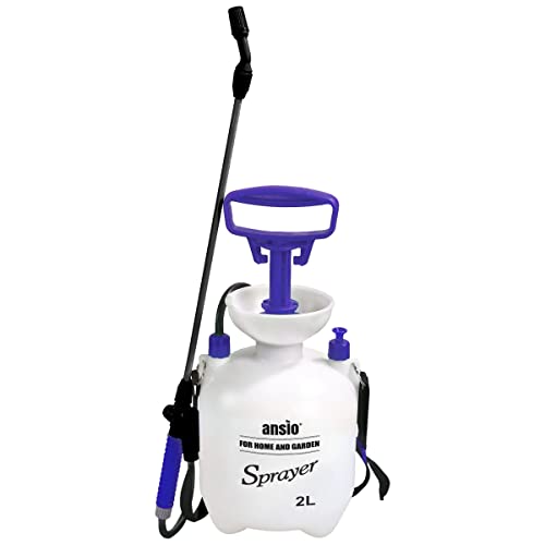 Garden Sprayer 2 Litre Pressure Sprayer Pump Action, Weed Killer,Water Pump Sprayer, Ideal With Pesticides, Insecticides, Fungicides – Sprayer With Fiber Glass Lance