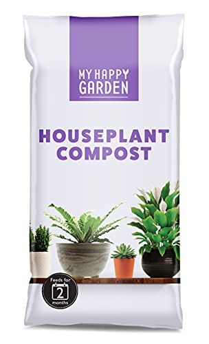 My Happy Garden 119967 HOUSEPLANT 10L (Child & Pet Friendly Compost), White