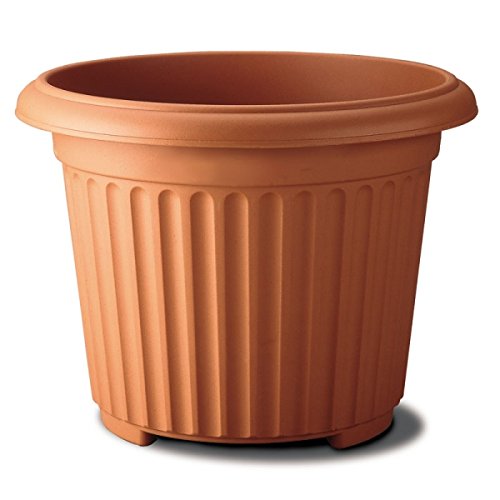 Stewart Corinthian Round Planter, 40 Cm – Terracotta