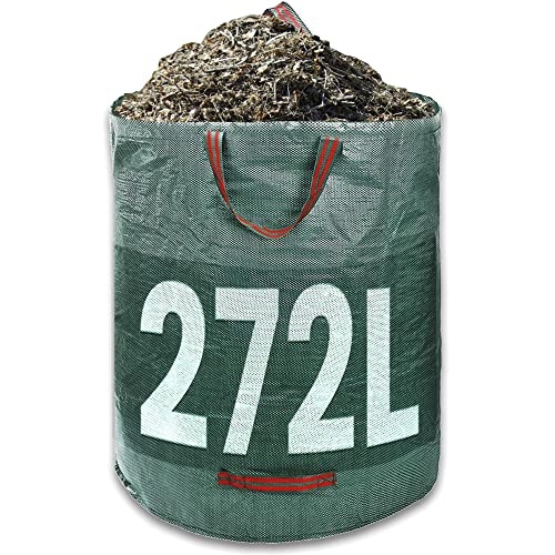 Heavy Duty Garden Waste Bags – 272 Litre – 1 Sack – Industrial Handles & Fabric – Garden/Green Waste Sacks – Reusable