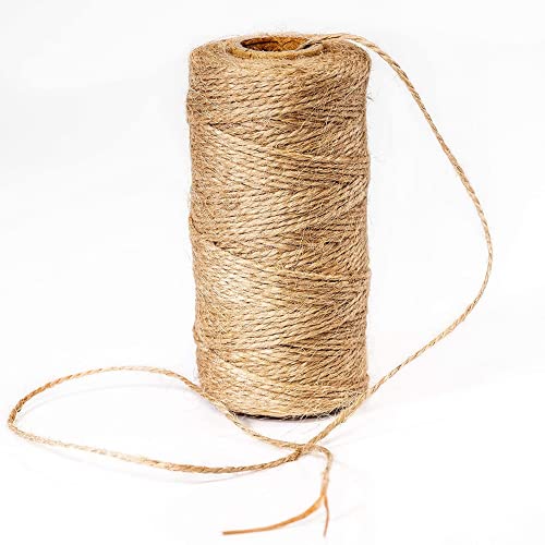328 ft 2 Ply String Jute Rope Twine - Natural